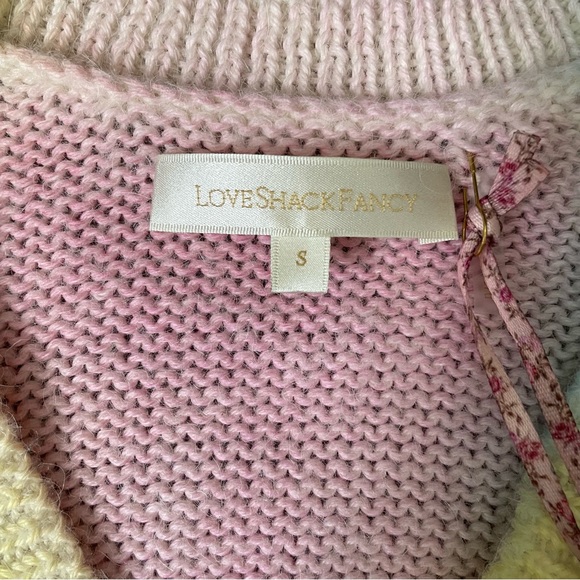 LoveShackFancy Naveen V Neck Pullover - Picture 5 of 7